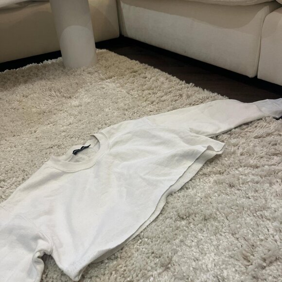 Women's White Sweatshirt - Picture 1 of 1